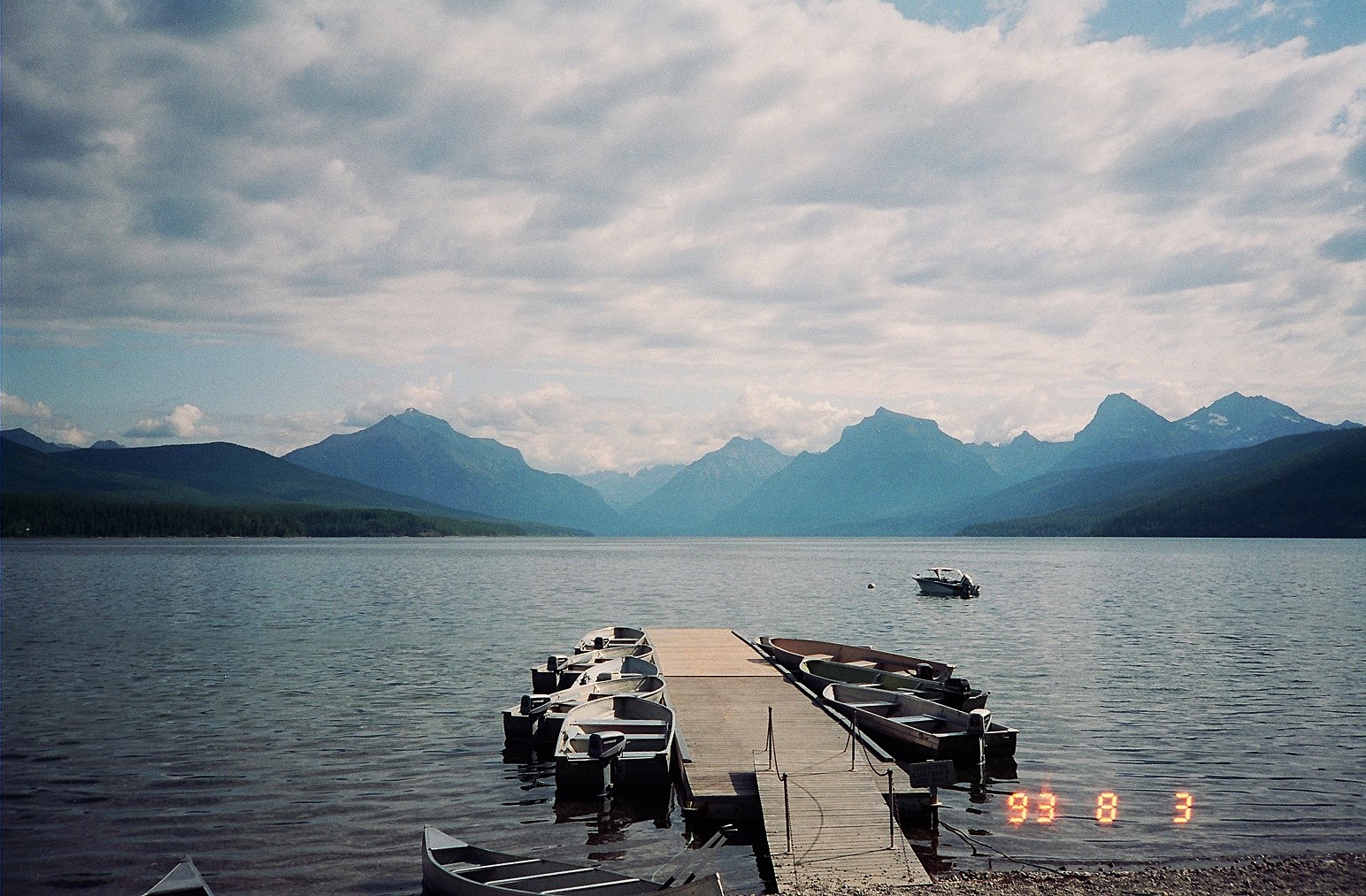 Lake McDonald in Glacier National Park in Montana, U. S. A.